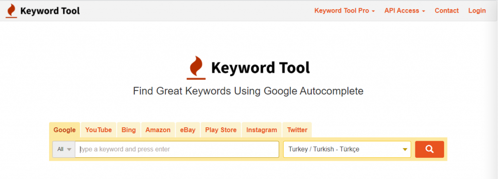 Digital marketing tools-Keyword Tool