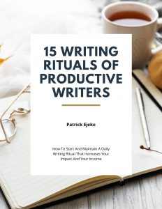 Easy writing rituals