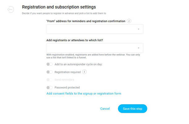 Getresponse reviews-Registration-and-subscription-settings