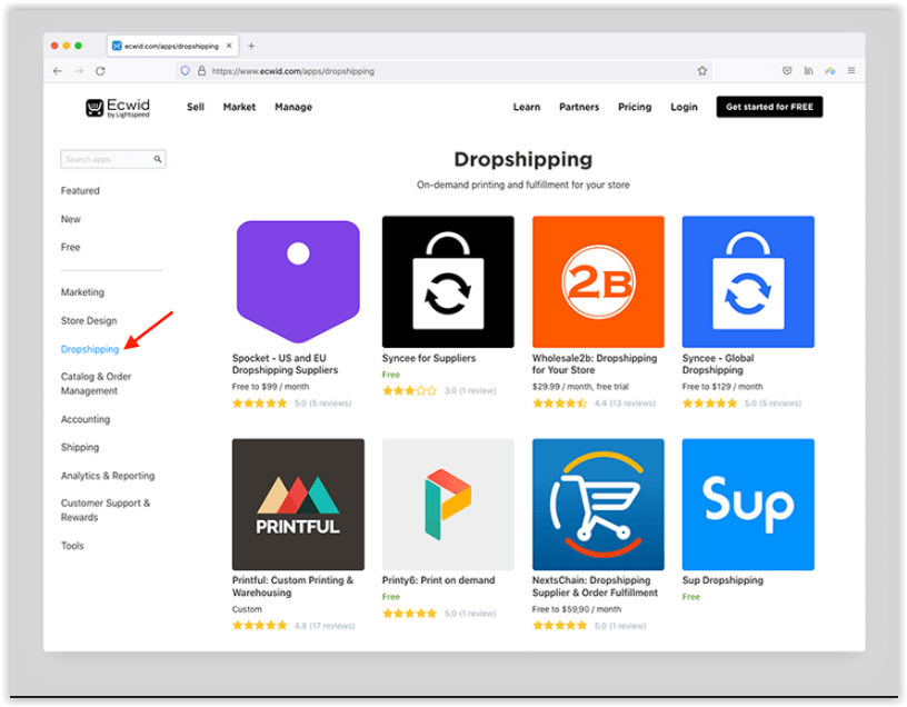 dropshipping-apps-in-ecwid-app-market