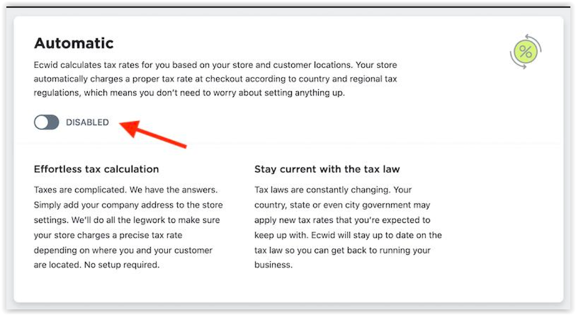 ecwid-automatic-tax-settings